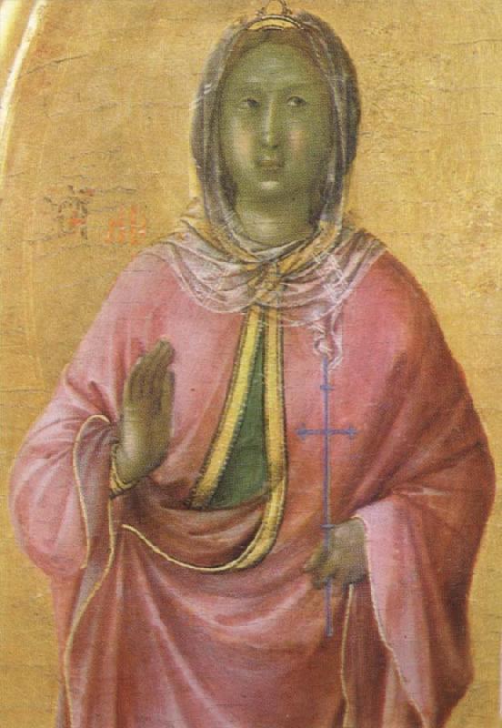 Duccio di Buoninsegna Detail of The Virgin Mary and angel predictor,Saint China oil painting art